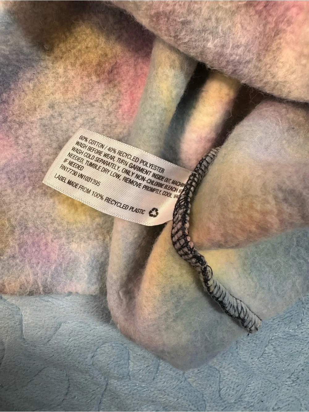 wild fable Pastel Tie-Dye Pullover Hoodie - Picture 6 of 9